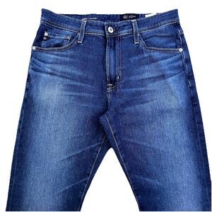 AG Everett Slim Straight Jeans Men 31x34 Blue Stretch Denim Adriano Goldschmied